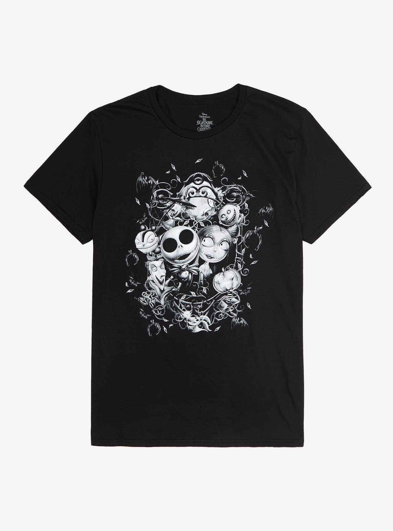 The Nightmare Before Christmas Group Sketch T-Shirt, , hi-res