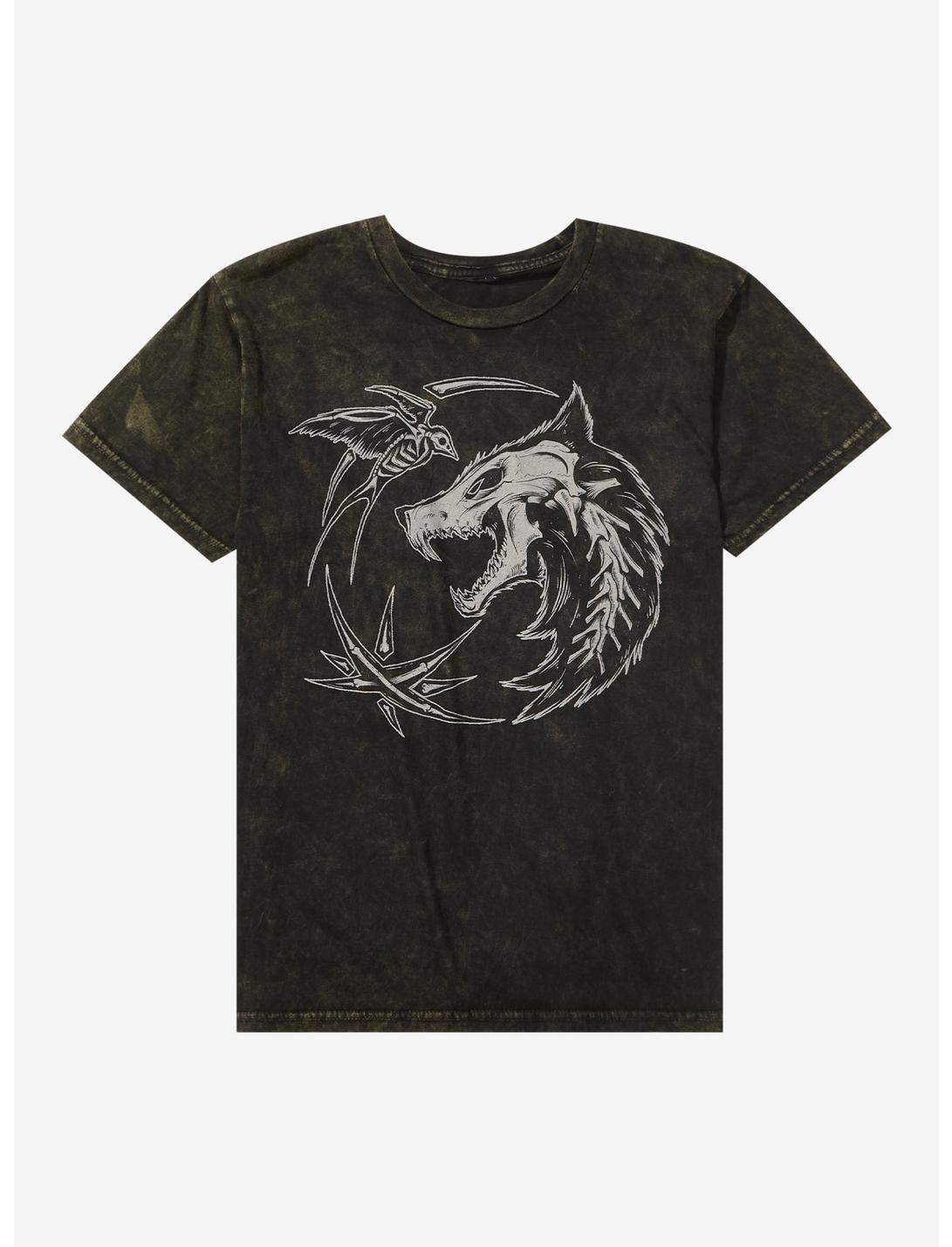 The Witcher Logo Wash T-Shirt | Hot Topic