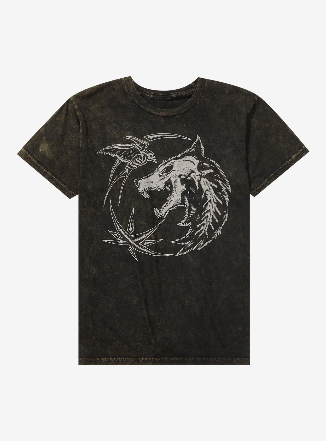 The Witcher Logo Wash T-Shirt, MULTI, hi-res