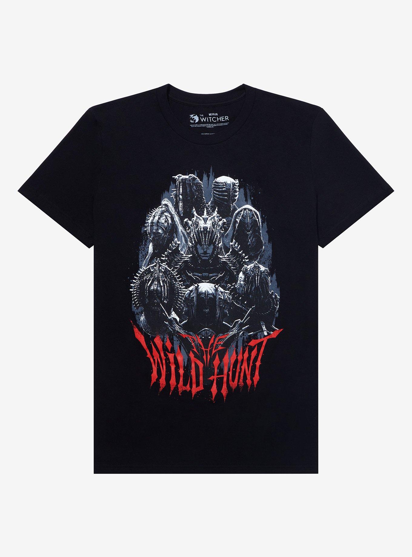 The Witcher The Wild Hunt T-Shirt, BLACK, hi-res