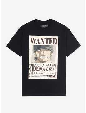 One Piece Zoro Wanted Poster T-Shirt, , hi-res