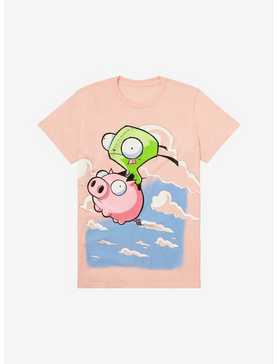 Invader Zim GIR Pink Sky Jumbo Print T-Shirt, , hi-res