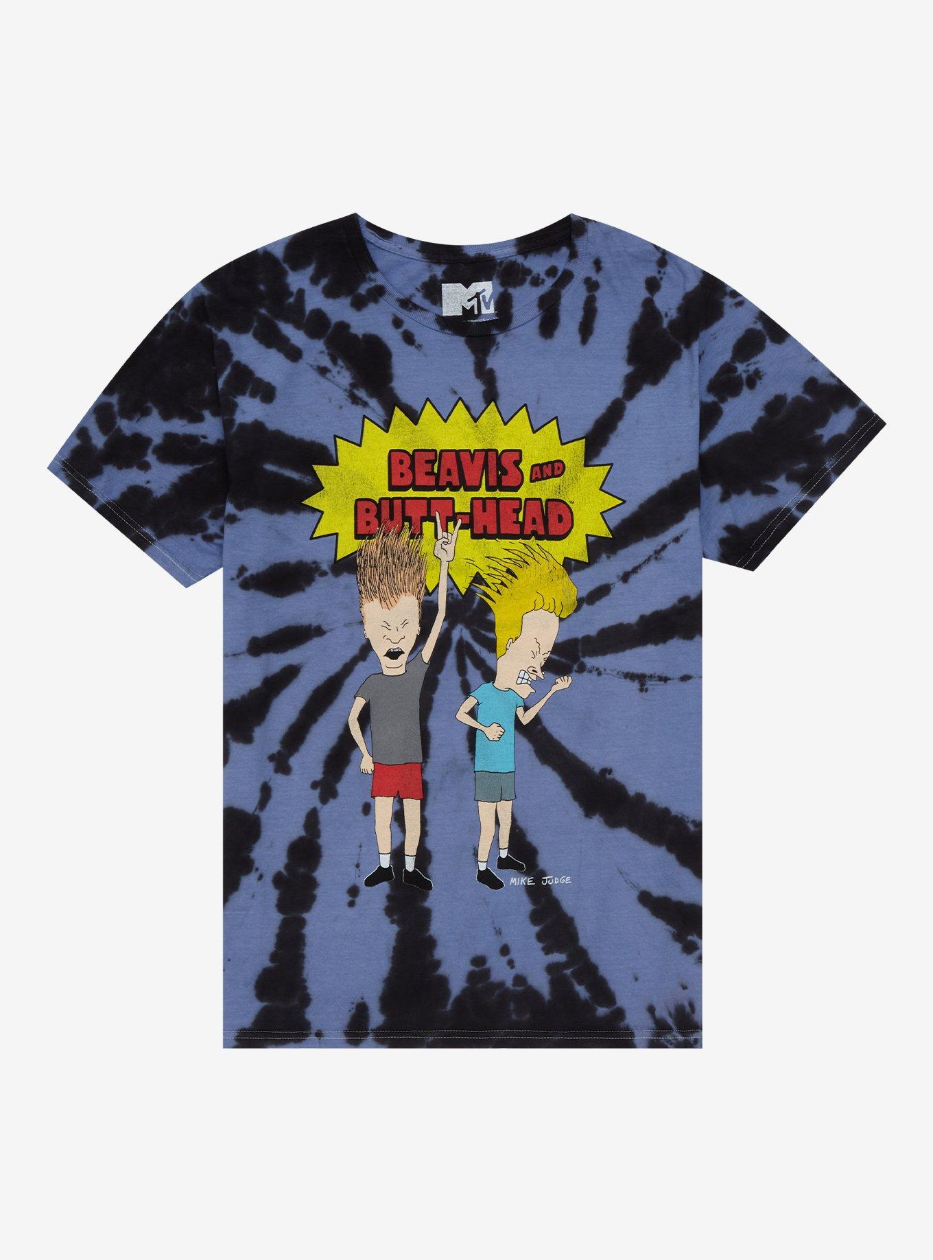 Metallica T Shirt Featured on Beavis & Butthead - Blue - XL