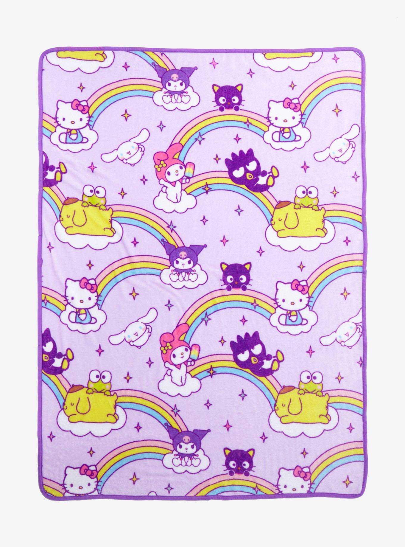 Hello Kitty And Friends Rainbows Throw Blanket