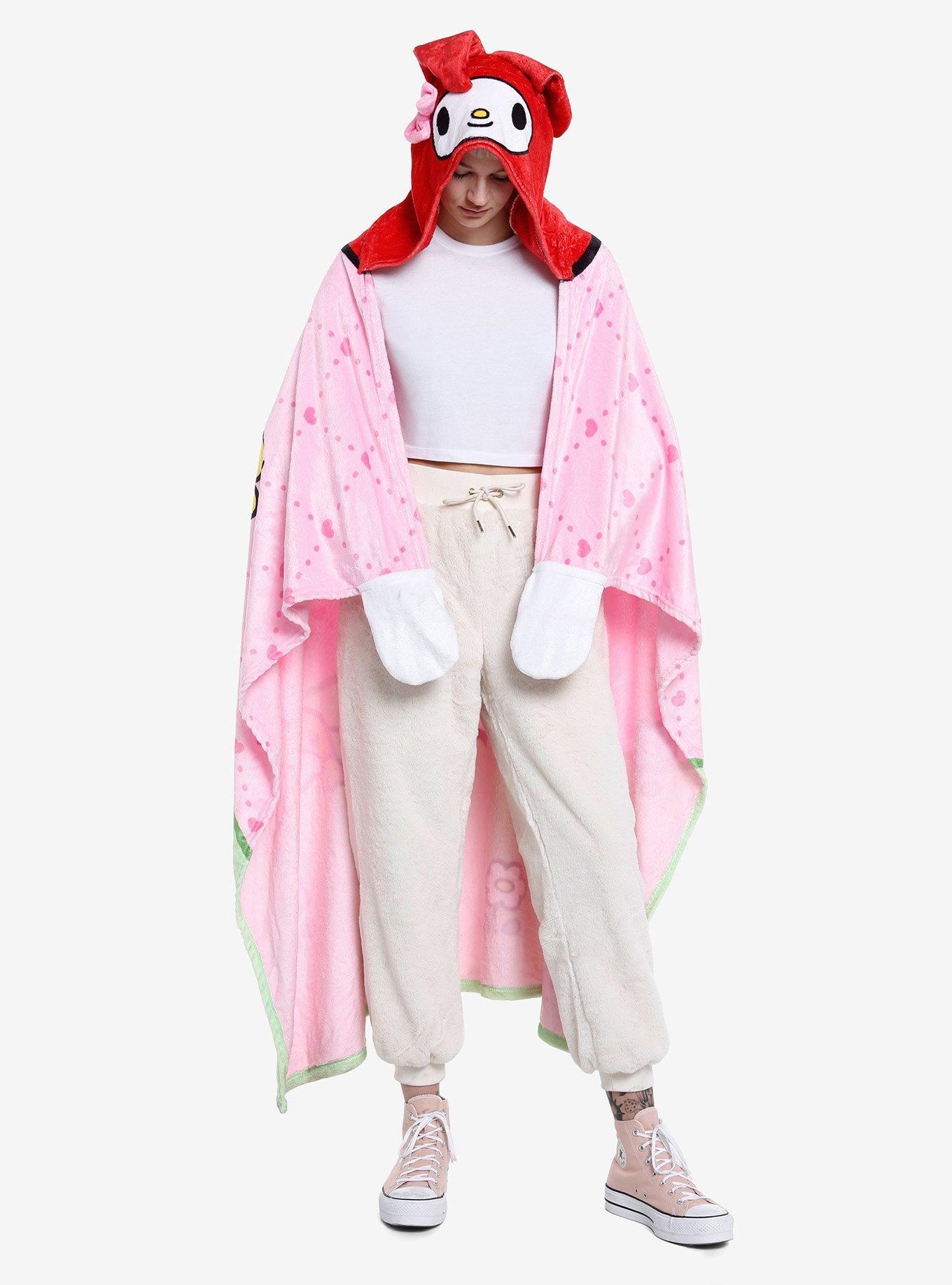 My Melody Hooded Throw Blanket, , hi-res