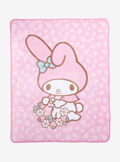 My Melody Flower Crown Throw Blanket | Hot Topic