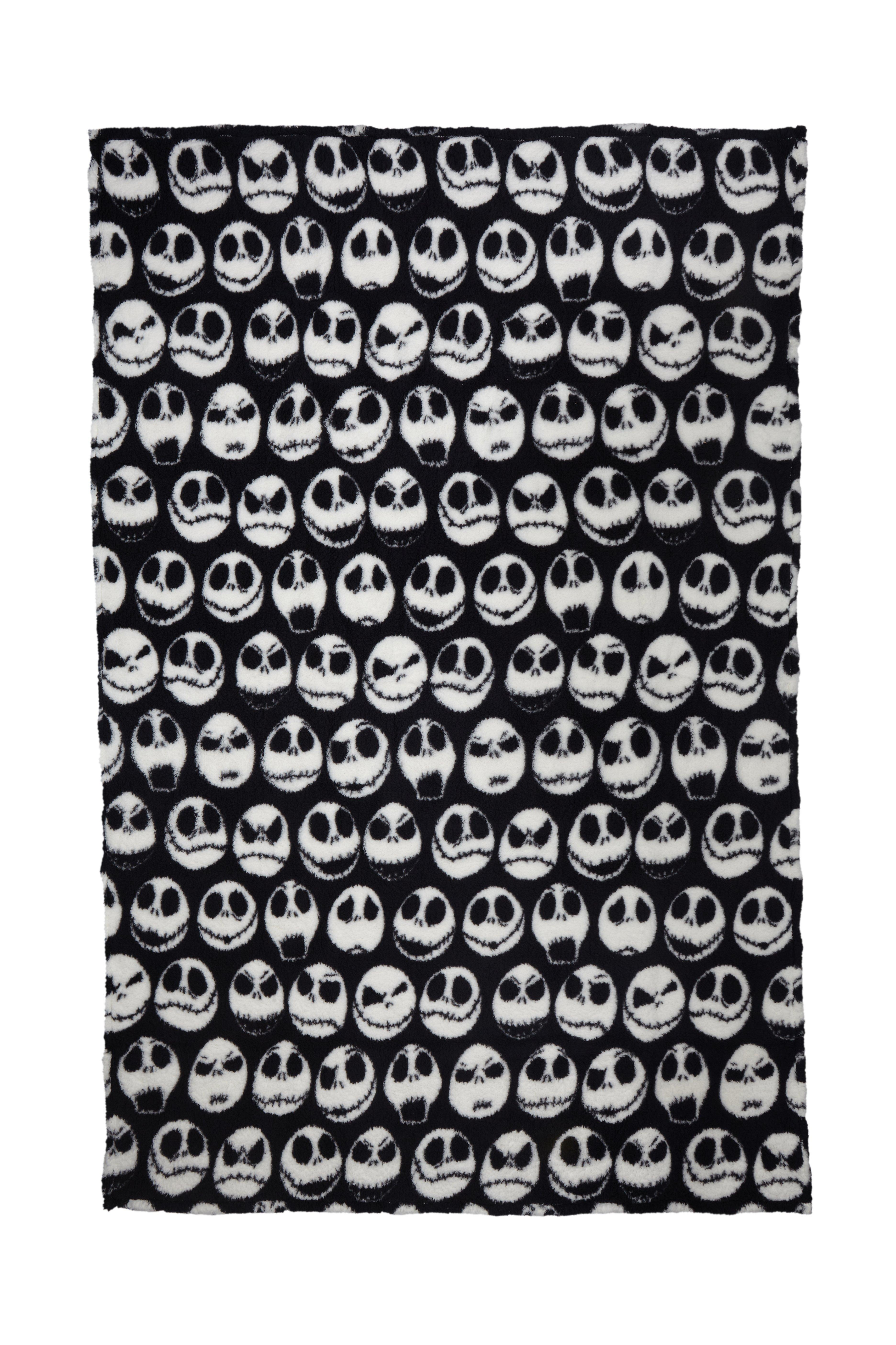 The Nightmare Before Christmas Jack Sherpa Throw Blanket Hot Topic