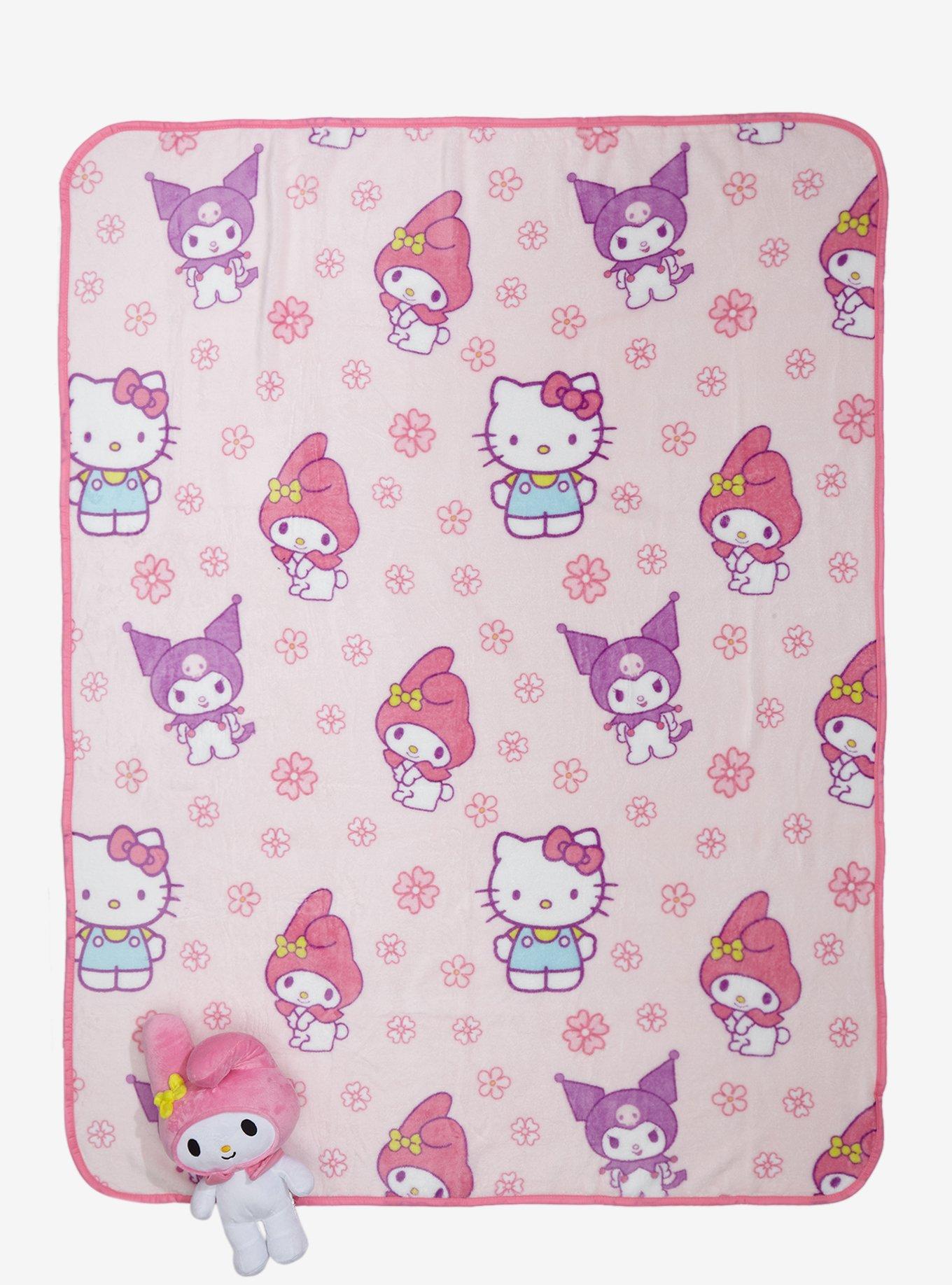 Hello kitty fleece online blanket