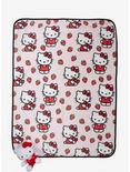 Hello Kitty Strawberry Plush & Throw Blanket Set, , hi-res
