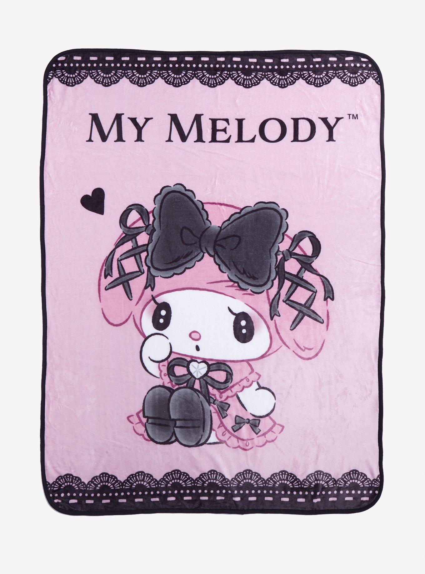 Kawaii Kuromi My Melody Inspired Lace Edge Icon Messenger Bag and