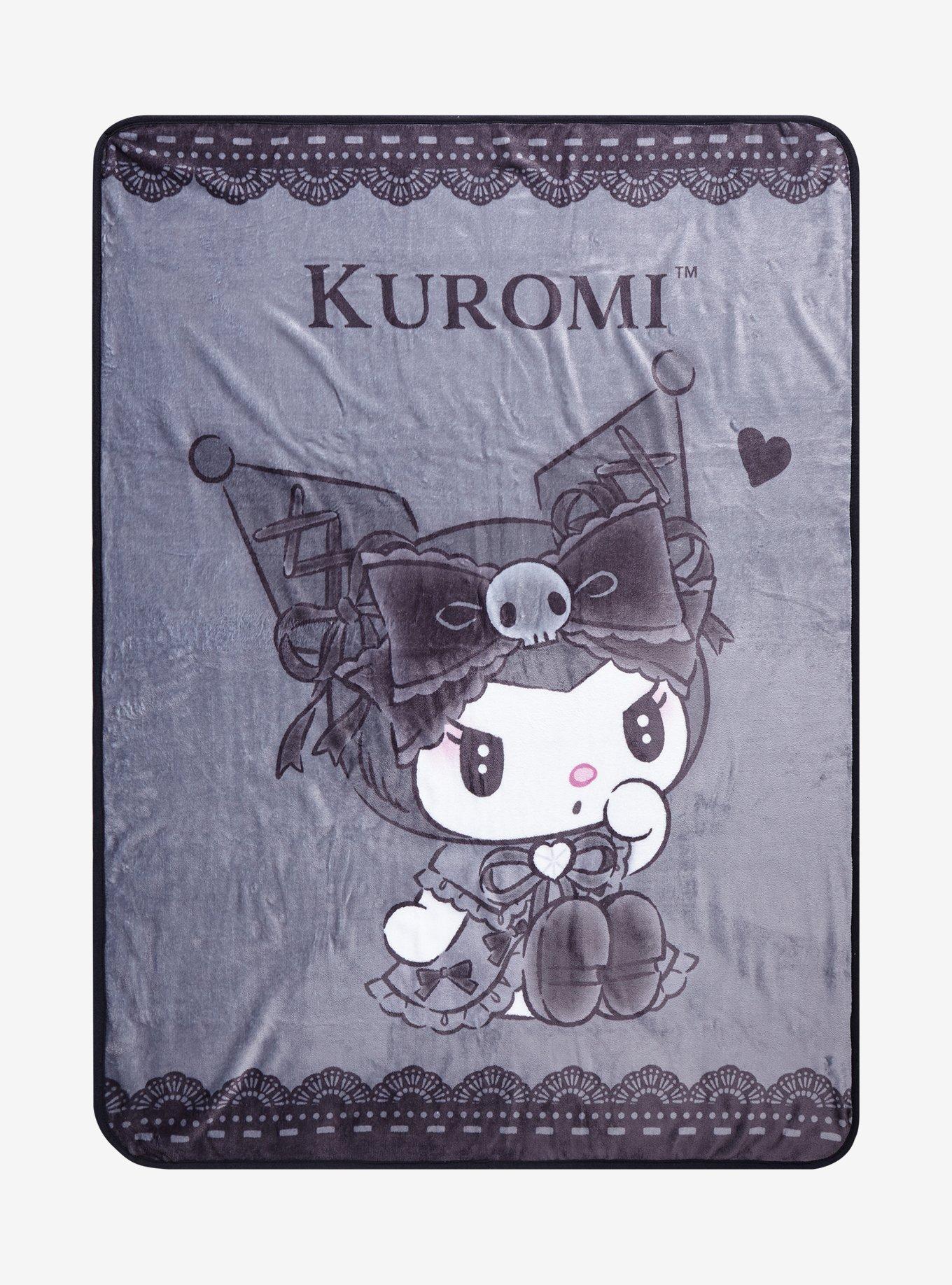 Kuromi Lolita Throw Blanket Hot Topic