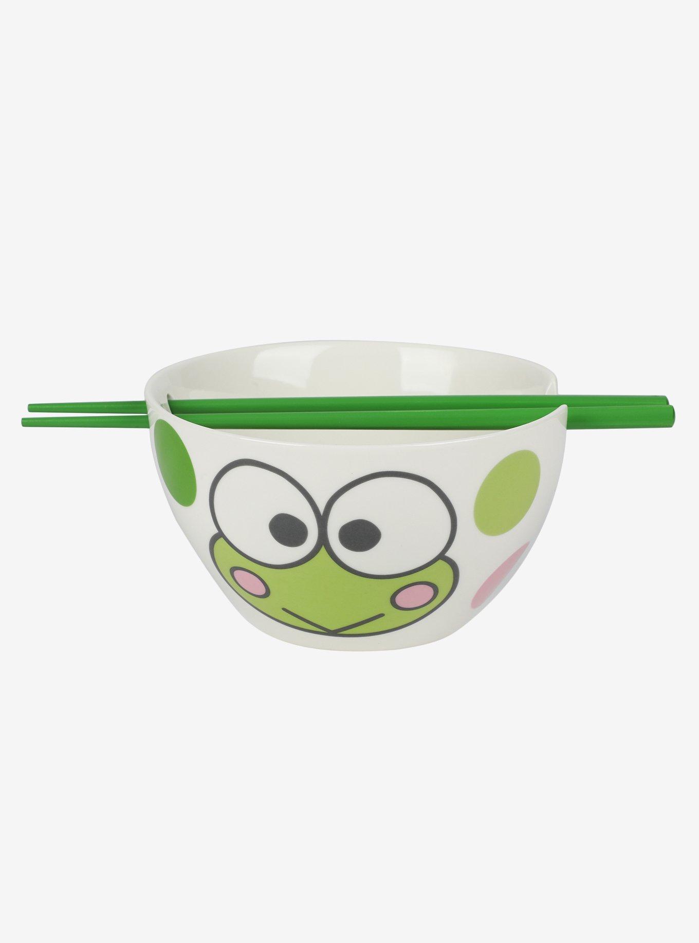 Keroppi Ramen Bowl With Chopsticks, , hi-res