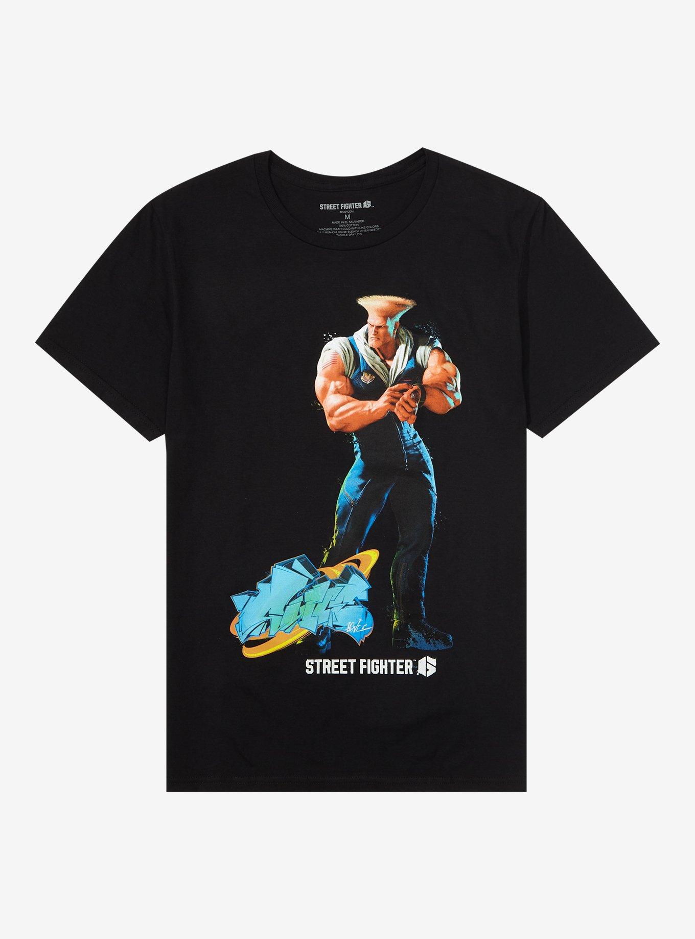Street Fighter VI Guile T-Shirt, BLACK, hi-res
