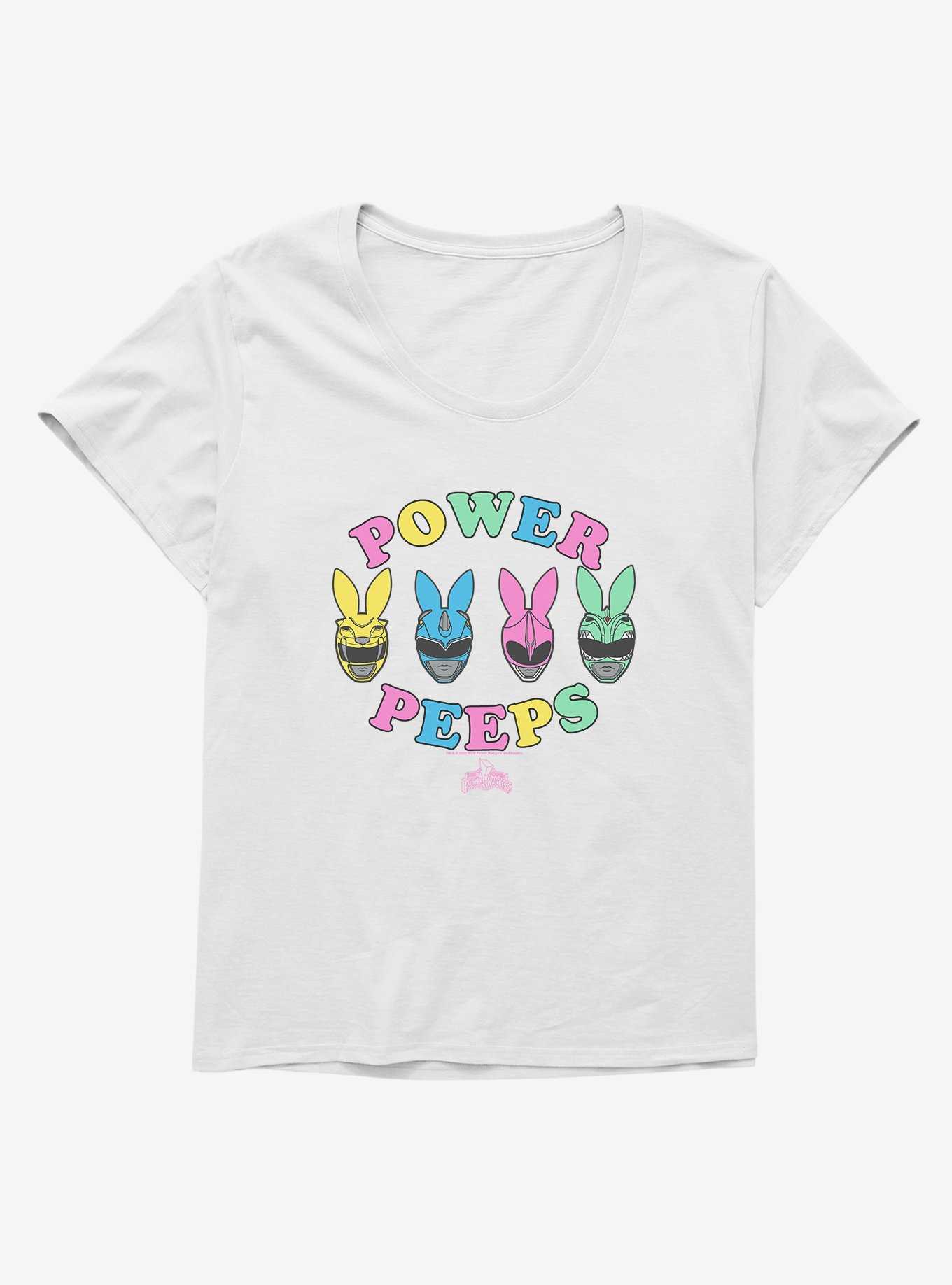 Mighty Morphin Power Rangers Power Peeps Girls T-Shirt Plus Size, , hi-res