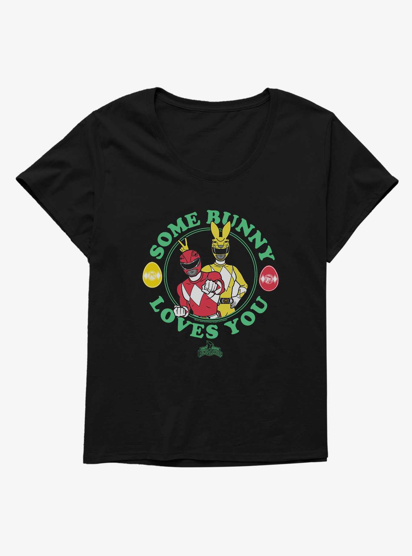Mighty Morphin Power Rangers Some Bunny Loves You Girls T-Shirt Plus Size, , hi-res