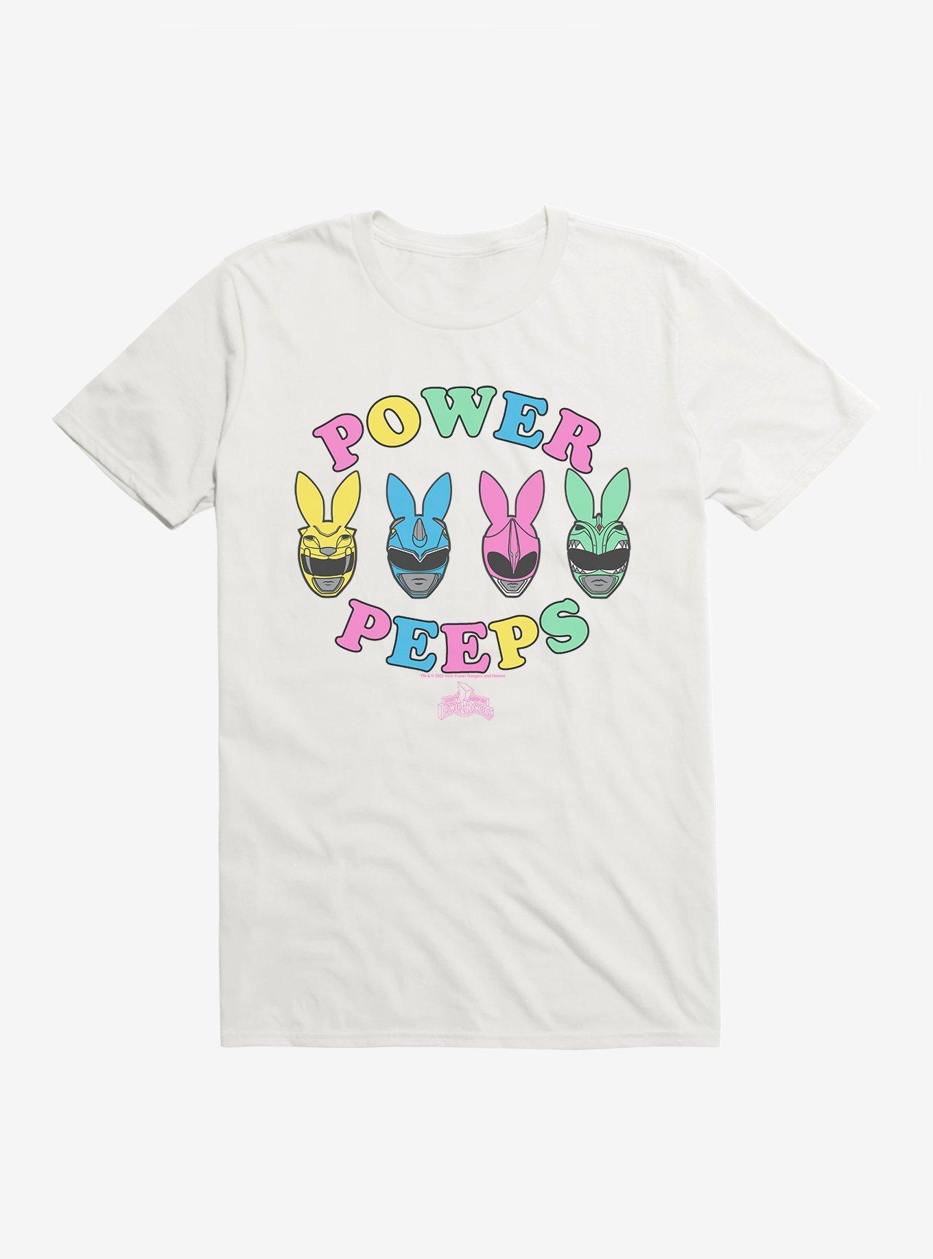 THRDLESS Mighty Morphin Power Rangers Power Peeps T-Shirt