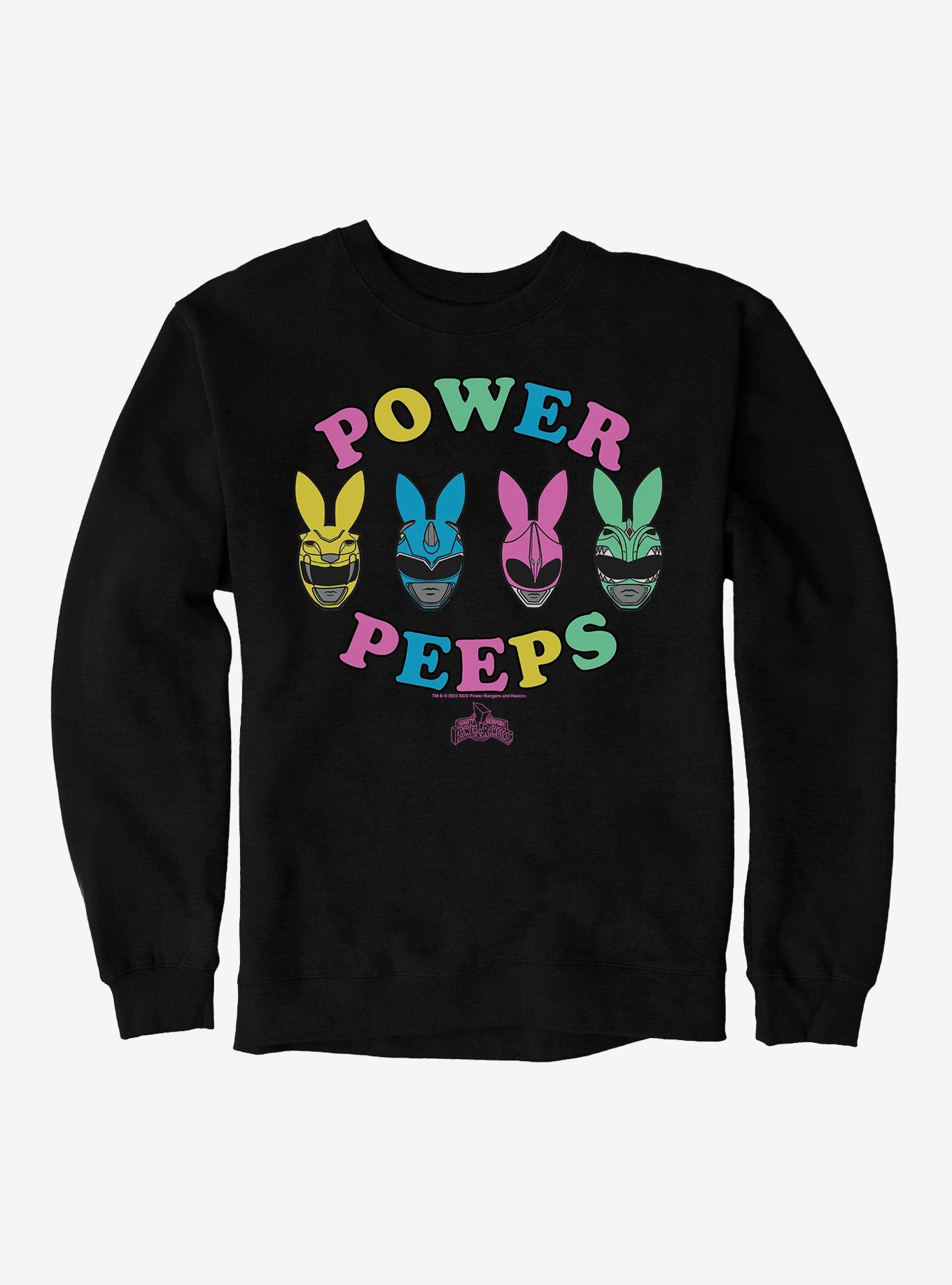 Mighty Morphin Power Rangers Power Peeps Sweatshirt, BLACK, hi-res