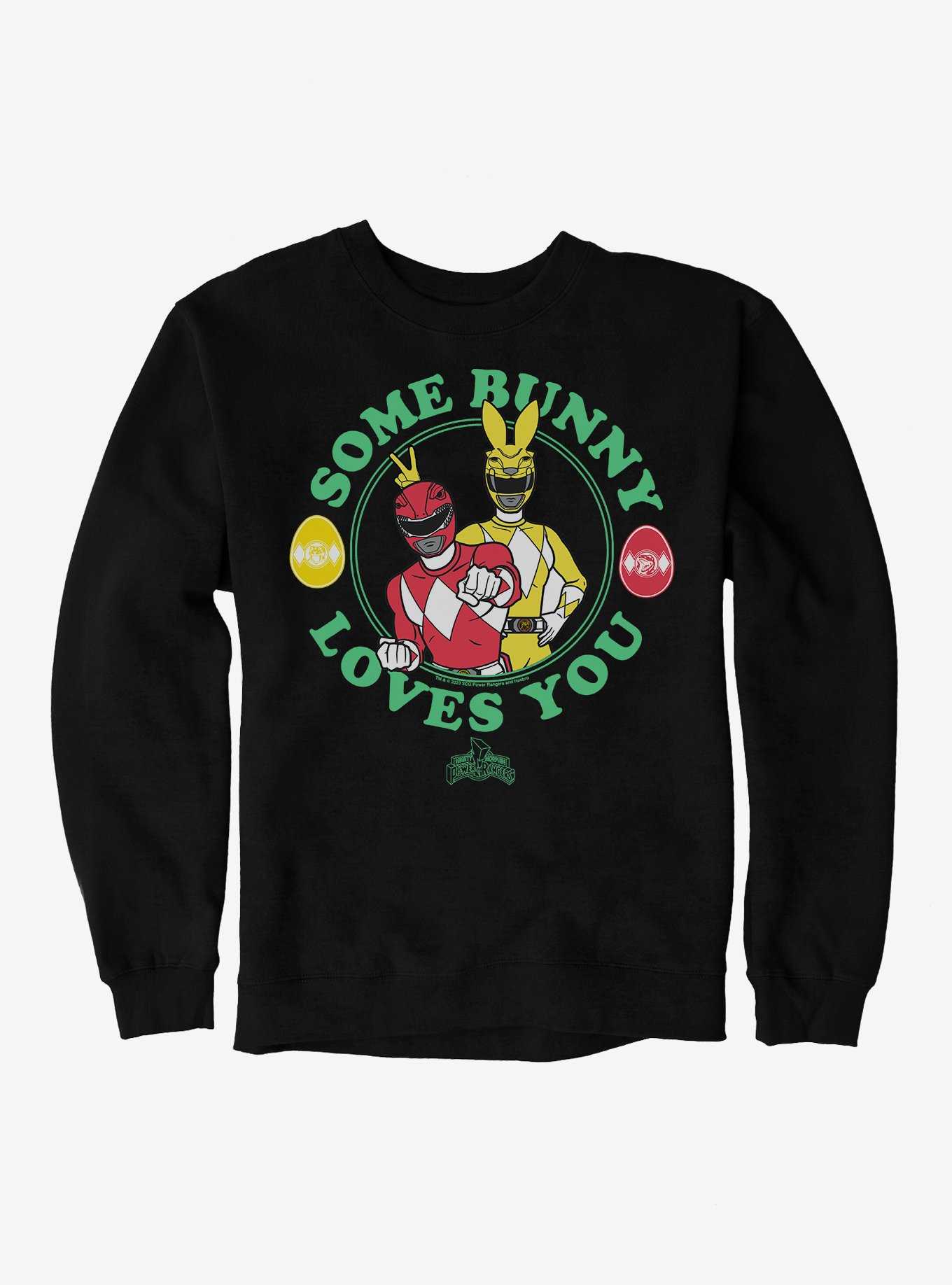 Mighty Morphin Power Rangers Some Bunny Loves You Sweatshirt, , hi-res