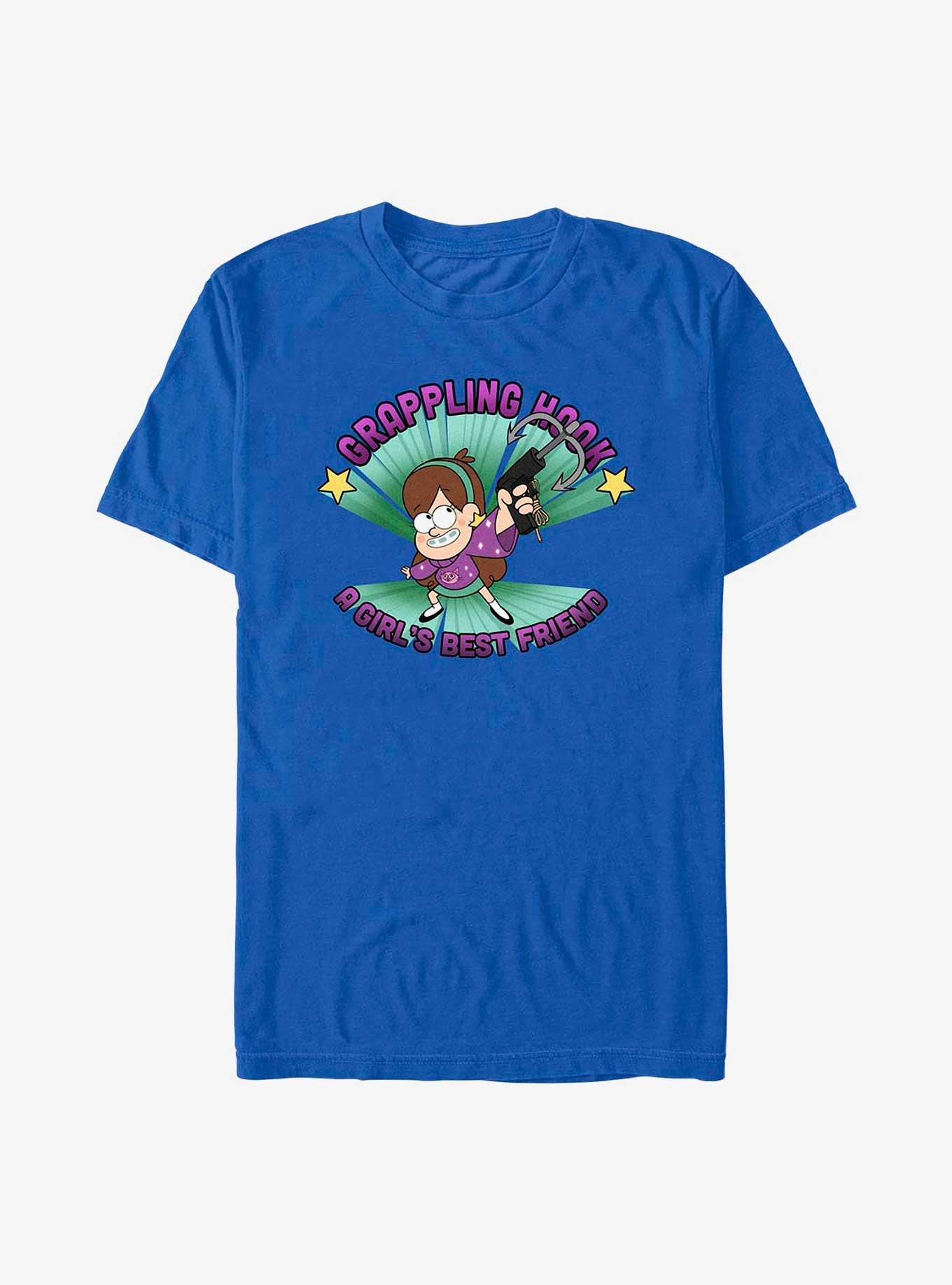 Disney Gravity Falls Mabel Grappling Hook A Girl's Best Friend T-Shirt, ROYAL, hi-res