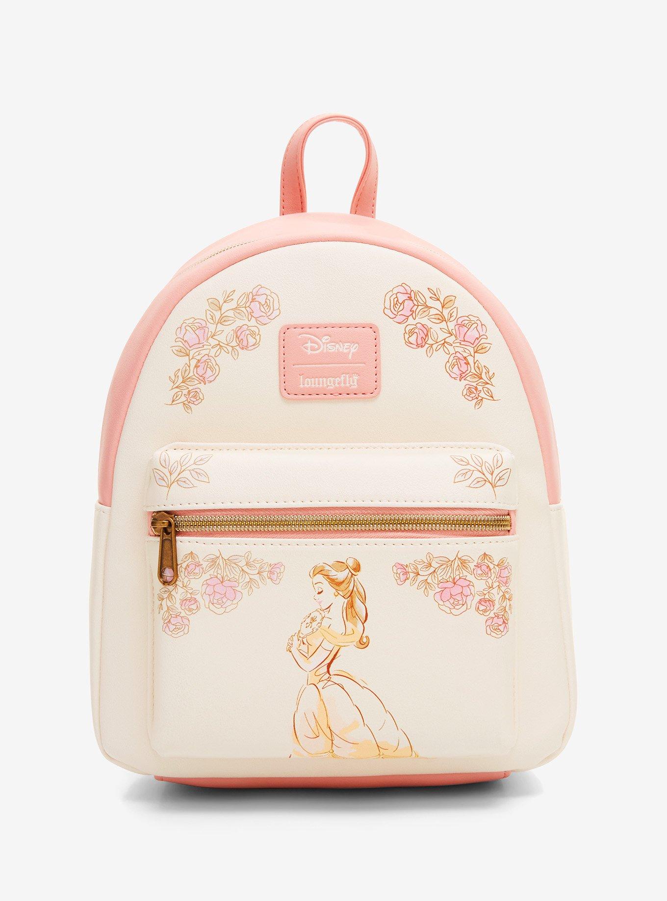 Loungefly Disney Beauty And The Beast Belle Roses Mini Backpack Hot Topic