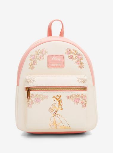 Disney Loungefly Belle Beauty and the newest Beast transformation mini backpack