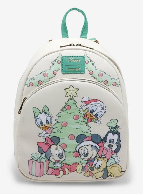 Disney Parks Loungefly Mickey Mouse Light Denim Mini Backpack &  Cardholder - NWT