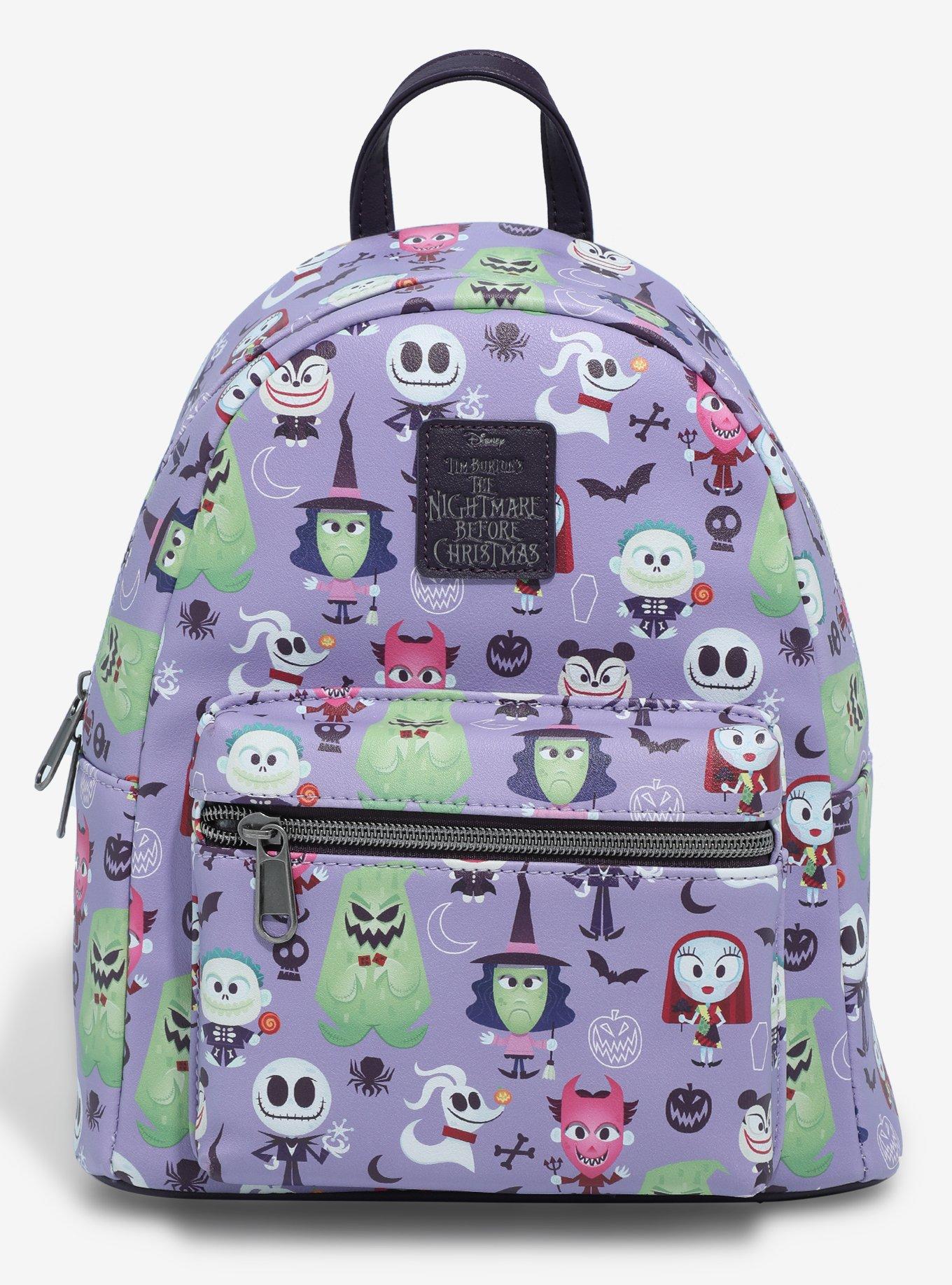 Loungefly The Nightmare Before Christmas Chibi Characters Mini Backpack ...