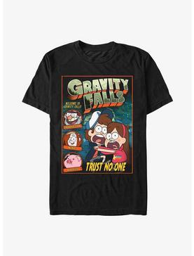 Disney Gravity Falls Trust No One Comic Cover T-Shirt, , hi-res