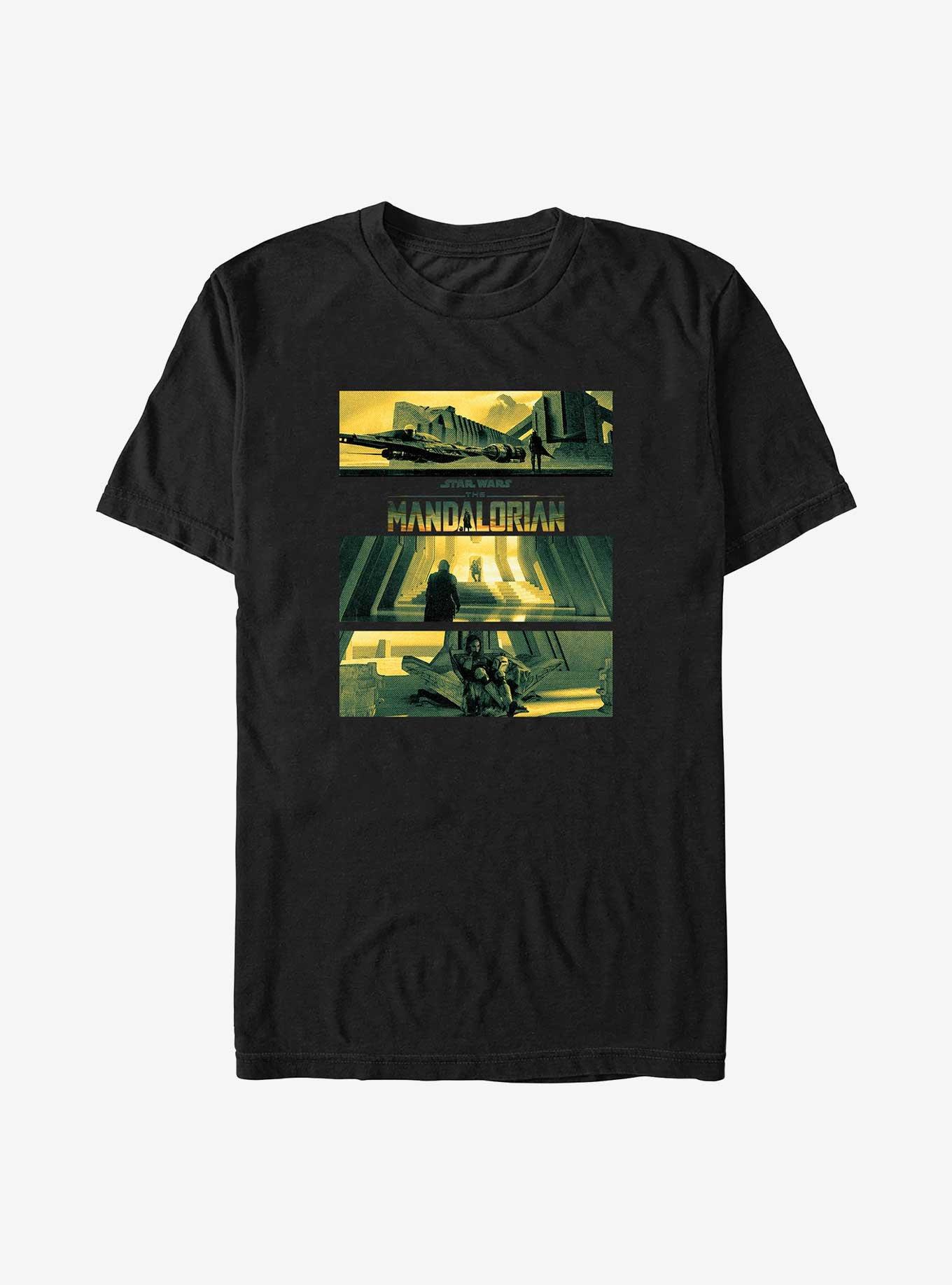 Star Wars The Mandalorian Bo-Katan's Castle On Kalevala Big & Tall T-Shirt, BLACK, hi-res