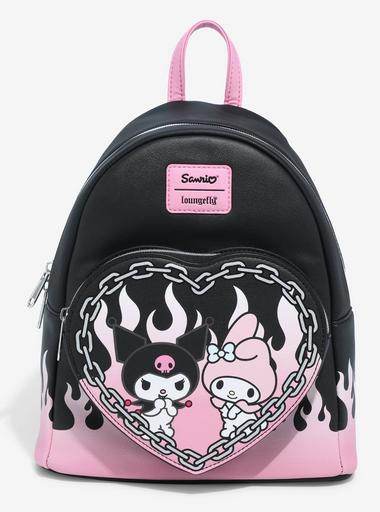 Loungefly‎ X My Melody-Kuromi Bundle Loungefly Sanrio Kuromi & My Melody Double-Sided Purse | eBay main image 2