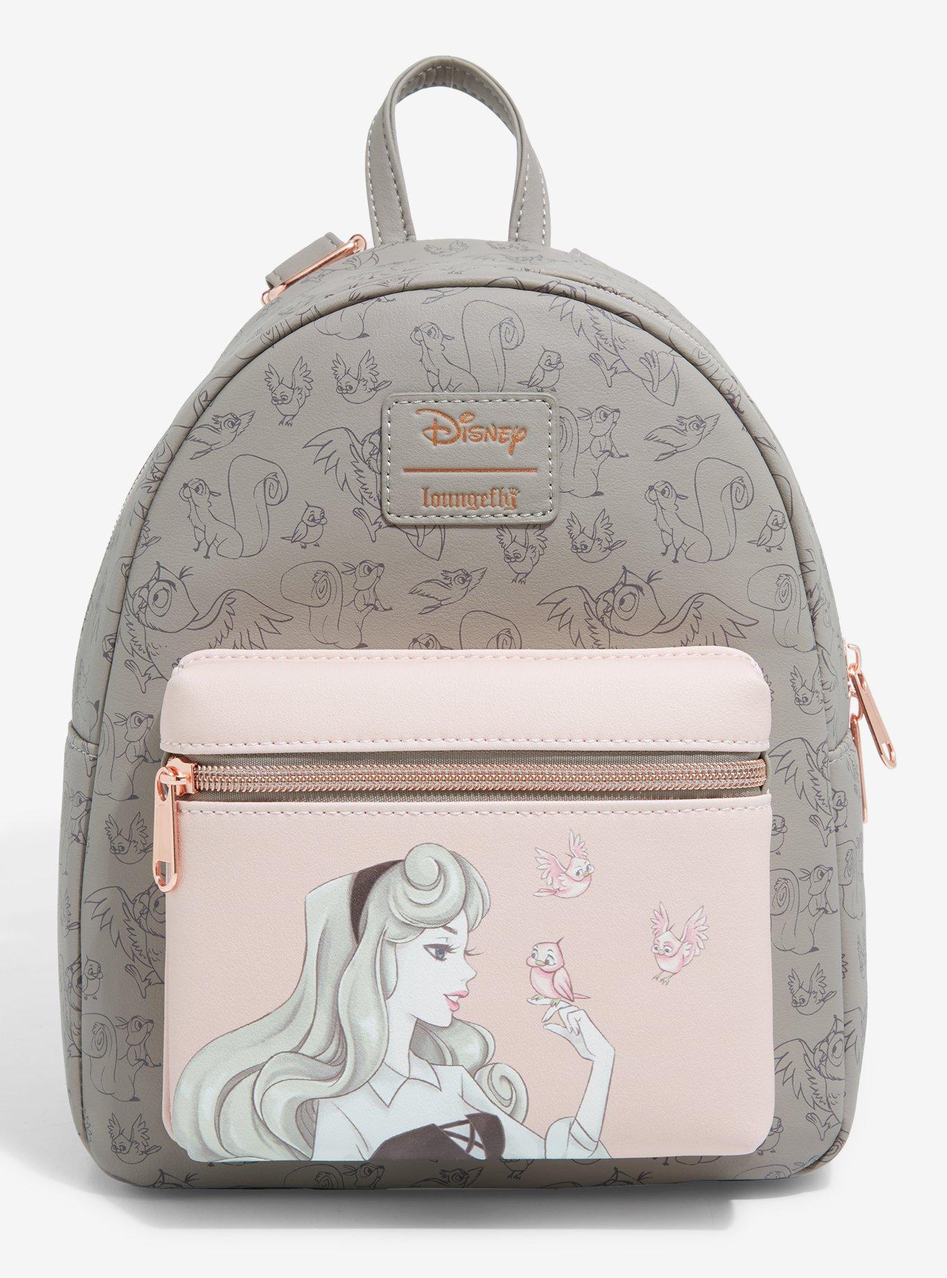 Loungefly Disney Sleeping Beauty Aurora Birds Sketch Mini Backpack