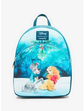 Loungefly Disney Lady And The Tramp Mistletoe Mini Backpack, , hi-res