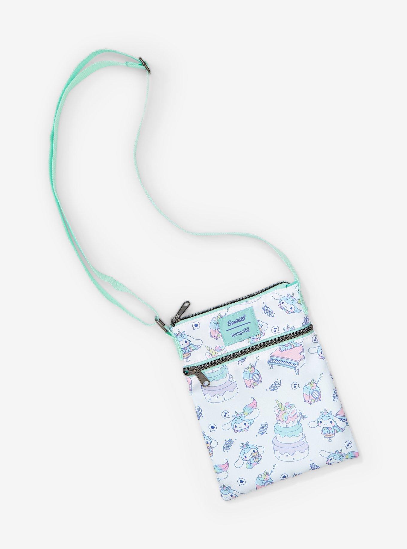 Loungefly Cinnamoroll Unicorn Passport Crossbody Bag, , hi-res