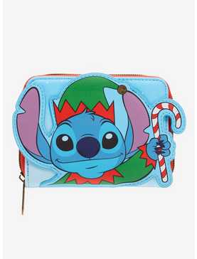 Disney Lilo & Stitch Elf Stitch Mini Zipper Wallet, , hi-res