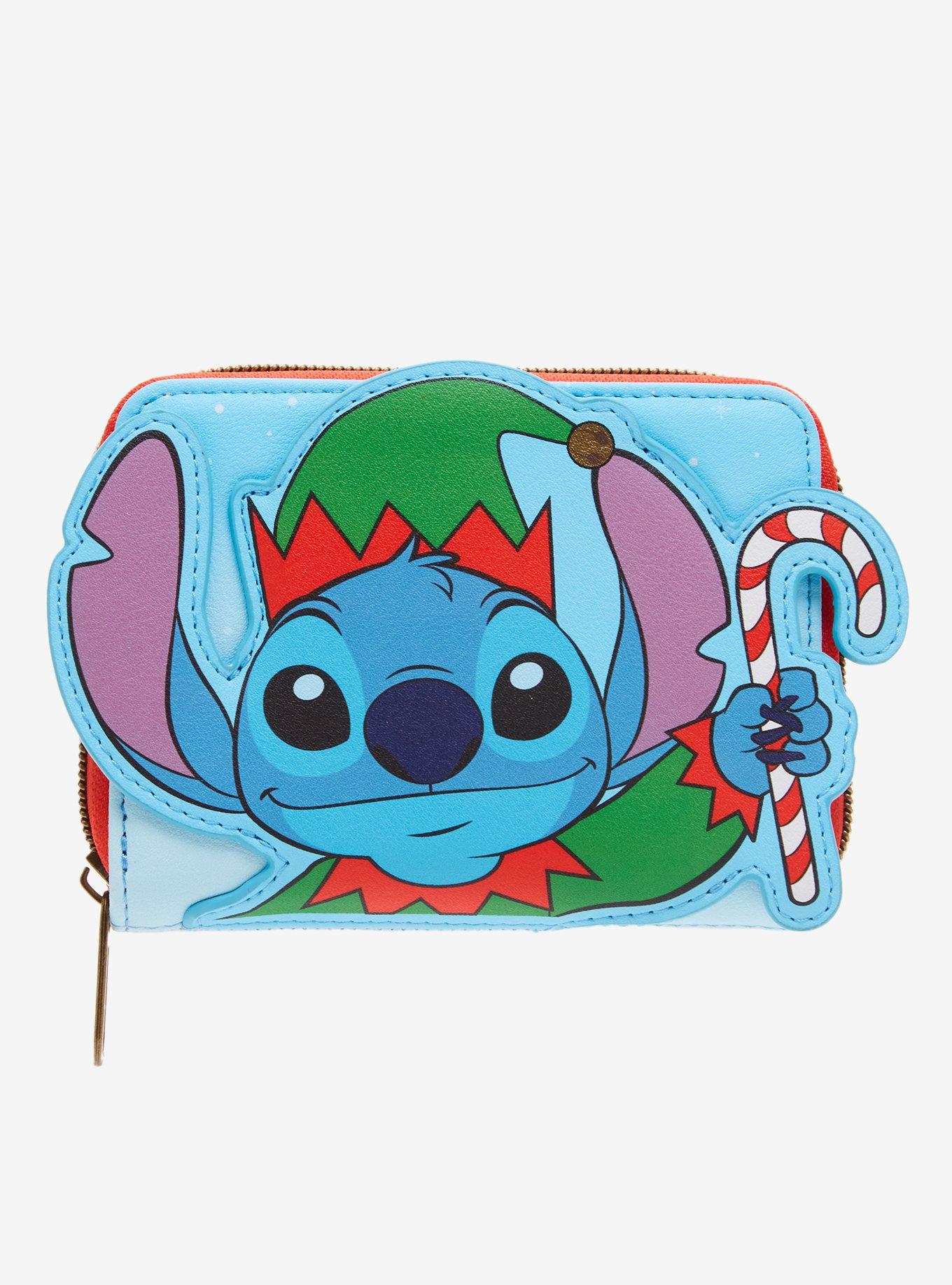 Stitch Detail Long Wallet Metal Crown Decor Tri-Fold Credit Card