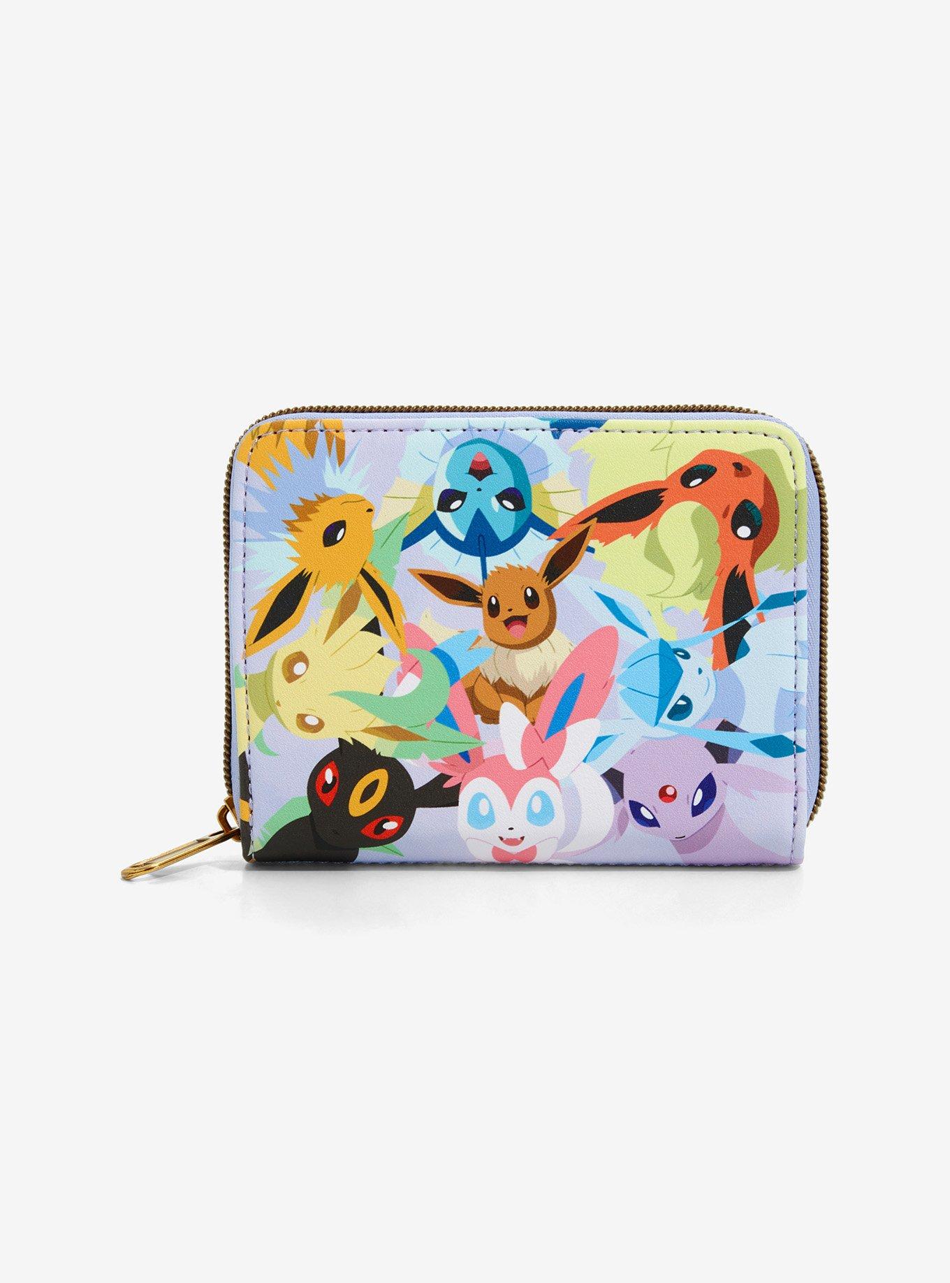 Loungefly Pokemon Eeveelutions Mini Zipper Wallet
