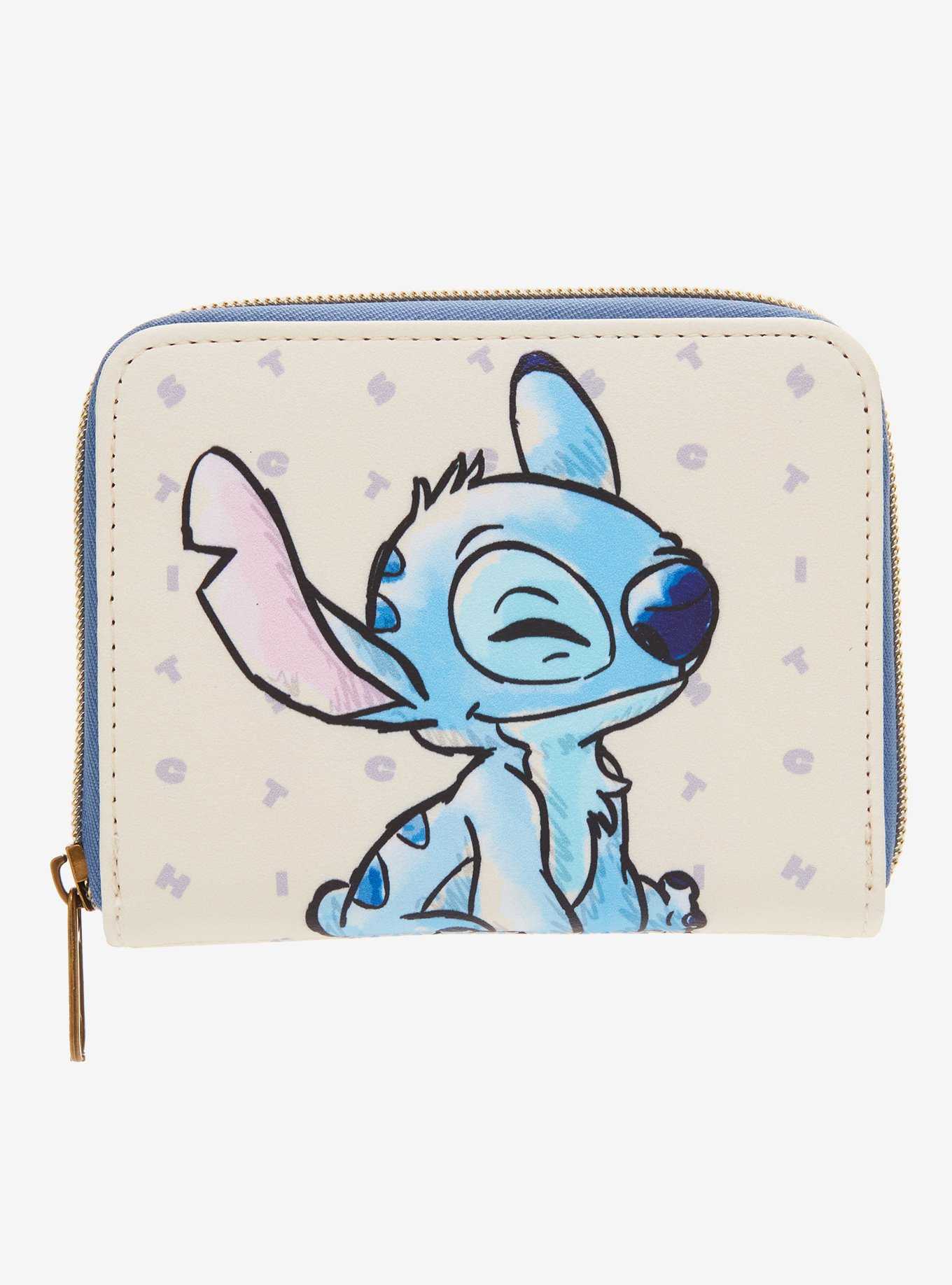 Loungefly Disney Lilo & Stitch Letters Mini Zip Wallet, , hi-res