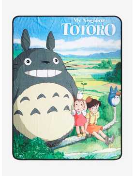 Studio Ghibli My Neighbor Totoro Landscape Throw Blanket, , hi-res