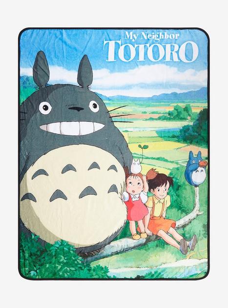 New Studio Ghibli deals My Neighbor Totoro Sisters & Totoros Scenic Throw Blanket