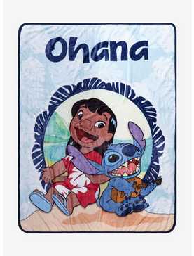 Disney Lilo & Stitch Ohana Throw Blanket, , hi-res