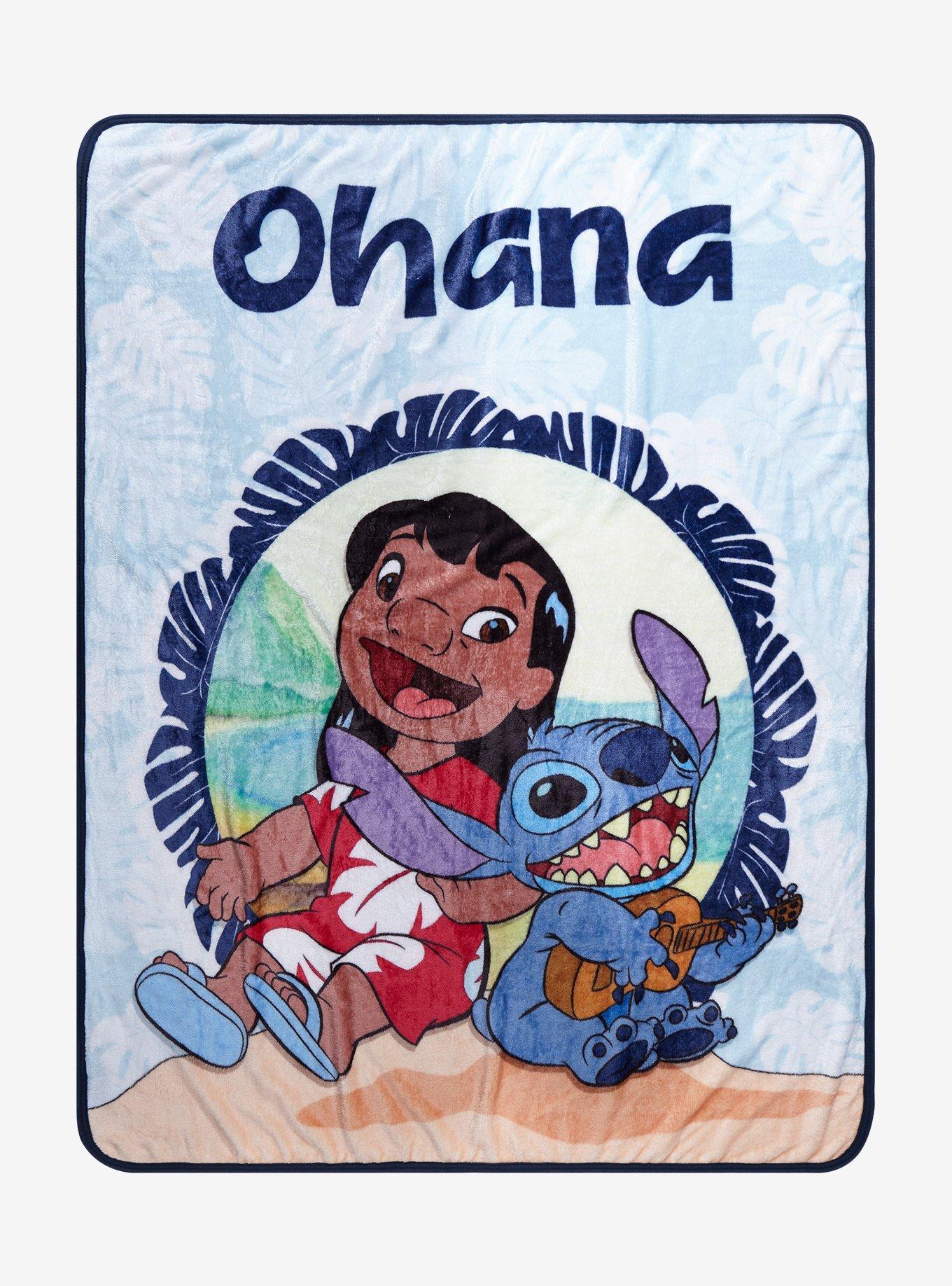 Ohana Means Family Stitch Earrings, Stitch Hoop Earrings, Stitch