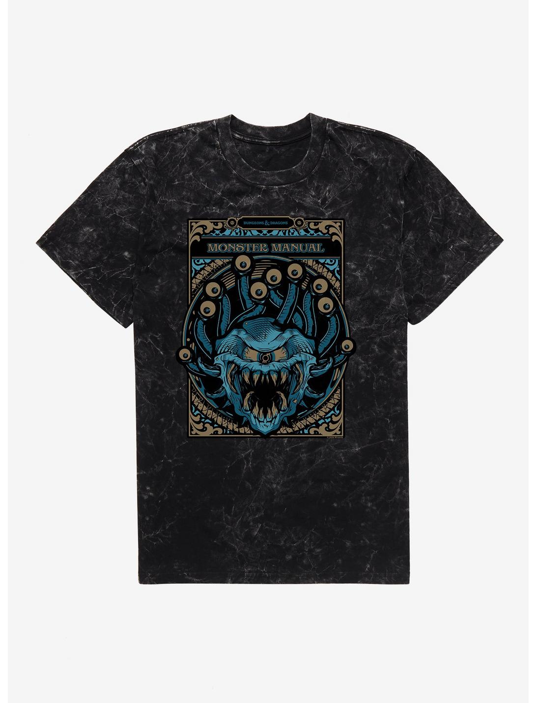 Dungeons & Dragons Beholder Monster Manual Mineral Wash T-Shirt, BLACK MINERAL WASH, hi-res