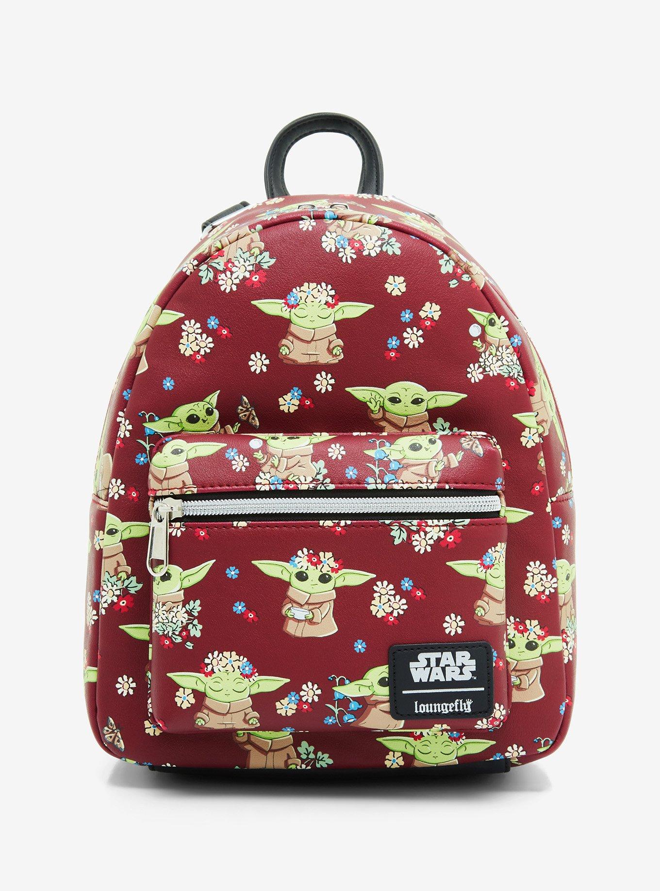 Loungefly Star Wars Grogu & Flowers Mini Backpack, , hi-res