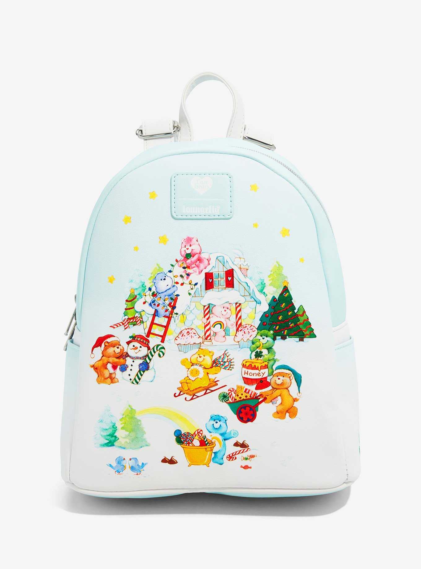 Under One Sky, Bags, Underonesky Love Mini Backpack Colorful Love All  Over Zippered Pockets Has Flaws