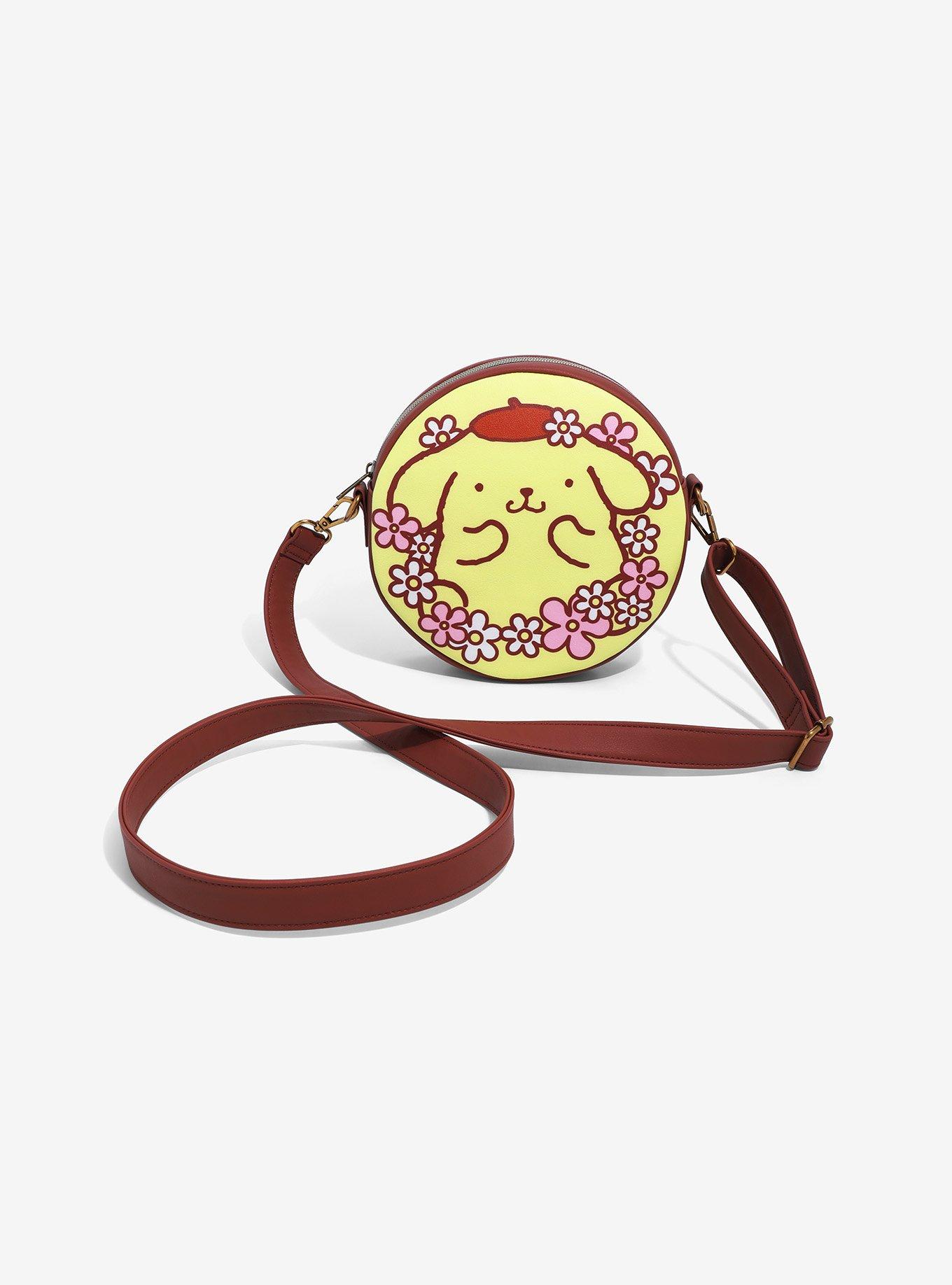 Loungefly Pompompurin & Flowers Crossbody Bag, , hi-res