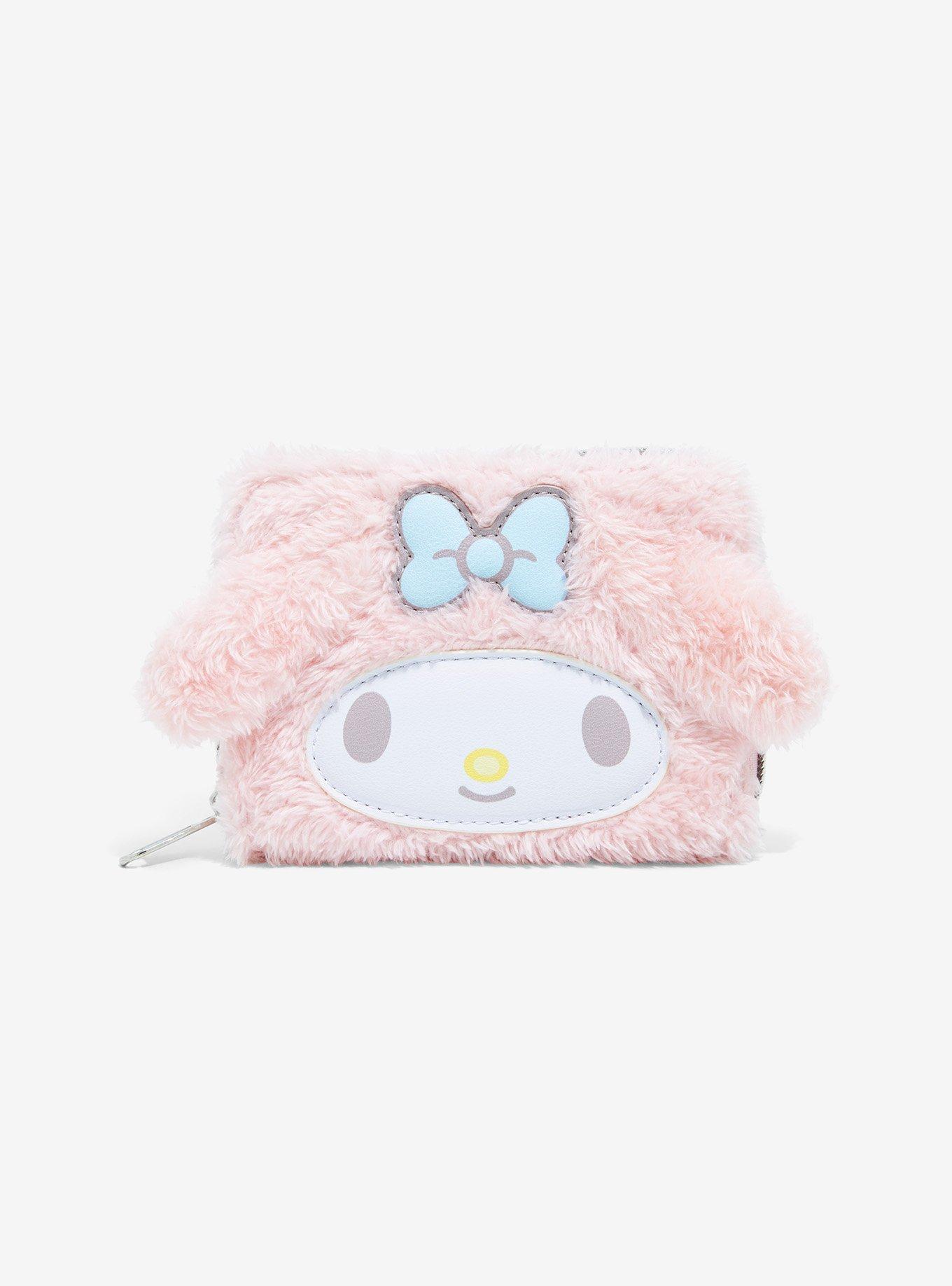 Loungefly My Melody Fuzzy Mini Zipper Wallet, , hi-res