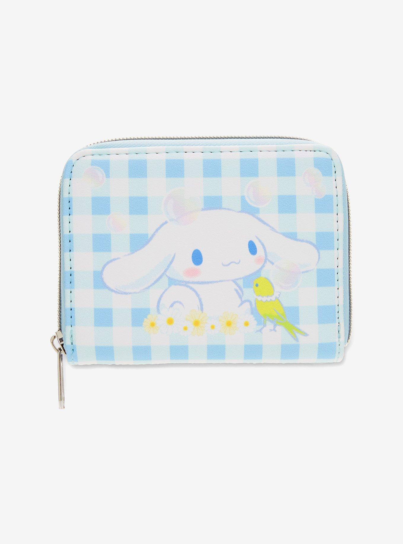 Loungefly Cinnamoroll Daisy Gingham Mini Zip Wallet, , hi-res