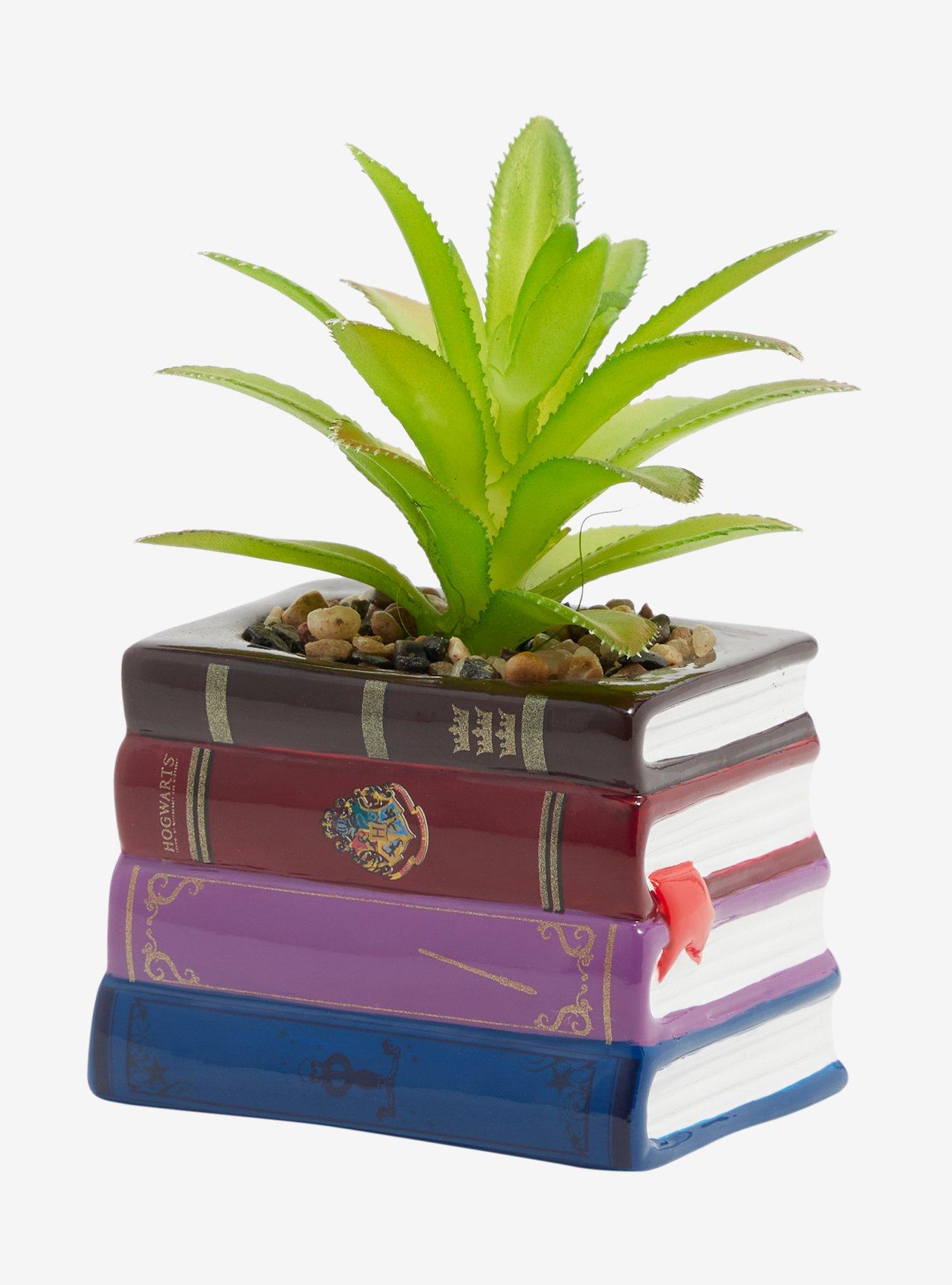 Harry Potter Books Faux Mini Planter, , hi-res