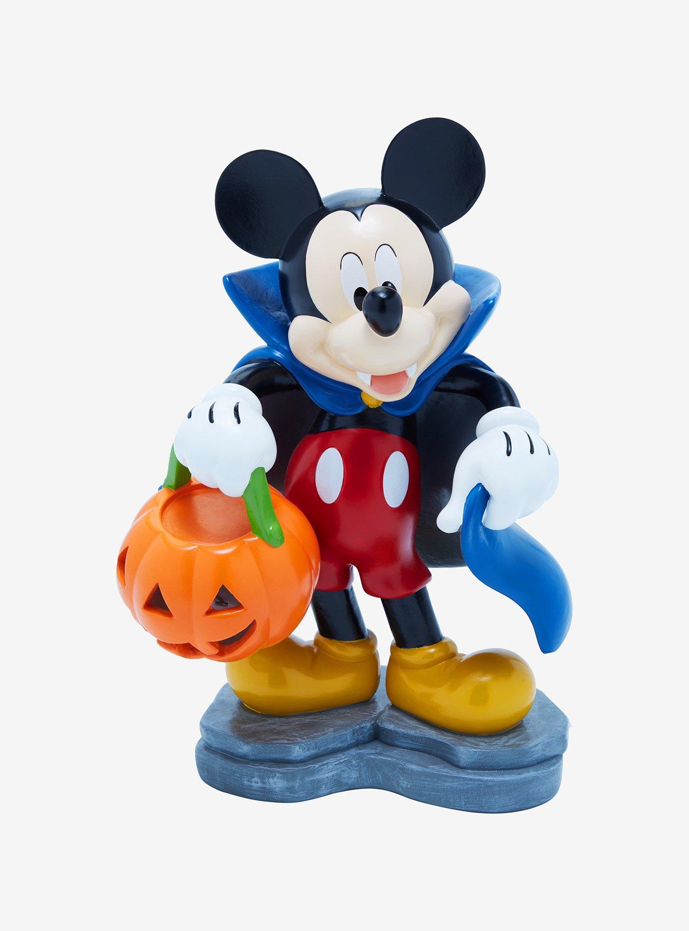 Disney Traditions Minnie Witch and Vampire Mickey Halloween Figurine