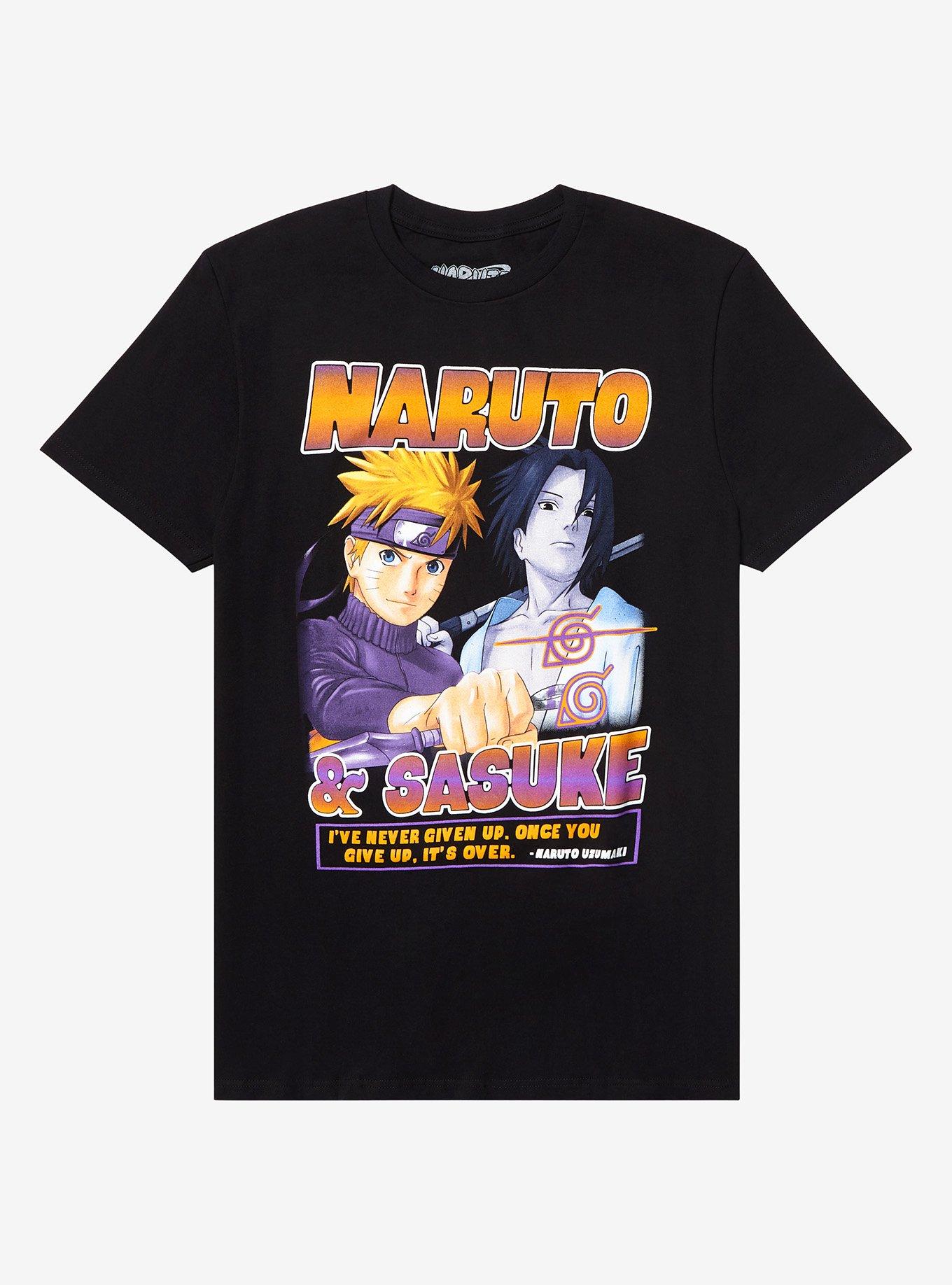 Plus Size Naruto Shippuden Duo Manga Art T-Shirt, , hi-res